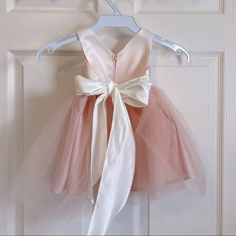 Silk Top Tulle Bottom Dress - Picture 5 of 9